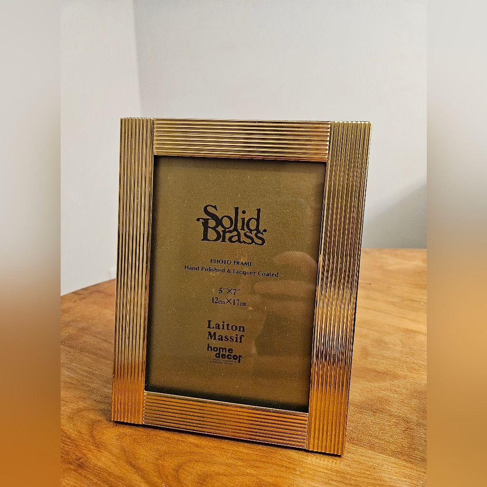 Vintage Brass Frame Unused